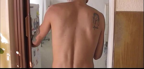  Young Spanish Latino Bad Boy With Tattoos Sex With Stranger For Cash With Video Camera POV